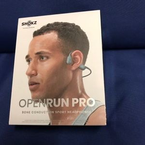 Openrun pro Bluetooth headset. Shokz brand